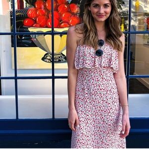 Flynn Skye Fiona Midi Dress in Cherry Pie 🍒